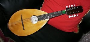 Mandolino Calabrese Piatto Fatto A Mano Da Liutaio Lavorazione Artigianale Entra