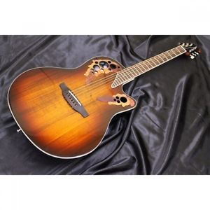 Ovation Celebrity CE48P-KOAB w/soft case Brown Acoustic guitar From JAPAN #H68