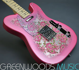 ☆ UNPLAYED ☆ FENDER PINK PAISLEY TELECASTER ☆ JAPANESE ☆ IMMACULATE ☆