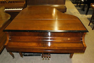 WURLITZER Figured Walnut BABY GRAND PIANO w/REBUILT INTERIOR Free Delivery avail