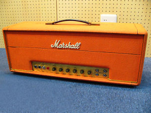1972 Marshall 1959 Super Lead 100 Orange Tolex Guitar Amplifier Head P to P