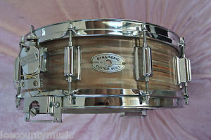 SUPER RARE! 1968 ROGERS PINK STRATA 5X14 WOODEN DYNASONIC SNARE DRUM! LOT #T383