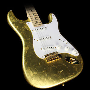 Fender Custom MB Todd Krause Eric Clapton Stratocaster Electric Guitar Gold Leaf