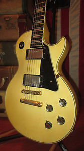 Vintage Original 1975 Gibson Les Paul Custom White With Original Hard Case Nice