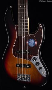 Fender American Standard Jazz Bass V 3-Tone Sunburst (626)