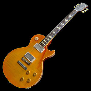 Free Shipping Used Gibson Custom Shop Greg Martin 1958 Les Paul '13 Dirty Lemon
