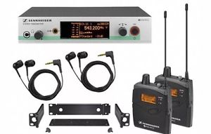 Sennheiser EW300-2IEMG3-A ew300 Series In Ear Monitor System (Dual Receivers)