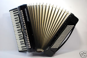 USED RS ROYAL STANDART MONTANA GERMAN PIANO ACCORDION 120 BASS BUTTONS ACCORDEON
