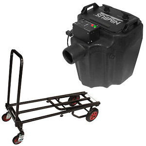 Chauvet DJ Nimbus Professional Dry Ice Smoke / Fog Machine + JS-KC80 Karma Cart