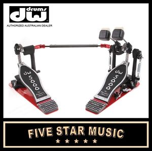 DW 5000 SERIES HARDWARE DOUBLE BASS KICK DRUM PEDAL 5002 DWCP5002AD4 NEW