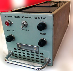 BELIN 48 V POWER UNIT SE 5.A60 - VINTAGE GEAR DESIGNED FOR ORTF (FRENCH TV)