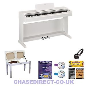 Yamaha YDP-143 Digital Piano Arius Satin White 88 Fully Weighted Keys Electric