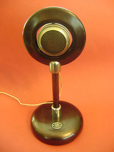 VINTAGE OLD  ART DECO MID CENTURY RADIO STUDIO MICROPHONE