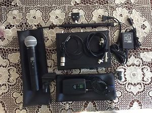Shure ULXP4 470-506Mhz Wireless Microphone Receivers, Hand Mic & Lav Mic