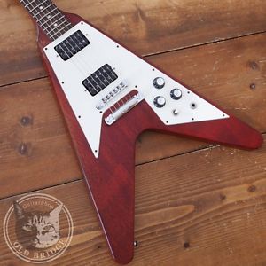 Gibson Flying V Faded Worn Cherry Electric Guitar Free Shipping