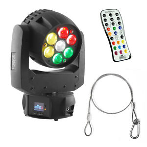 Chauvet DJ Intimidator Wash Zoom 350 IRC Lighting 20W LED Light - Black & Remote