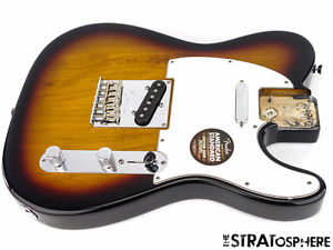 LOADED American Standard Fender Tele BODY Twisted Telecaster 3 Color Sunburst