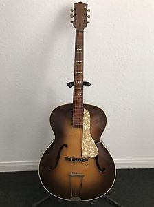 1950's Vintage Hofner Archtop Acoustic Guitar Sunburst RARE!