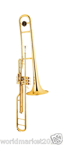#3 New Hand Polished Gold Lacquer Standard Musical Instruments Alto Trombones