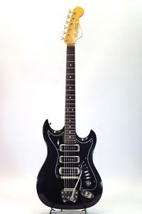 Hagstrom F-500 Black Color Rosewood Fingerboard Used Electric Guitar From Japan