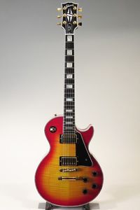 Gibson Les Paul Custom Figured Top Cherry Sunburst Used Electric Guitar Japan