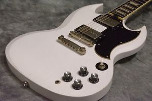 Greco SST-88 White Wood Finish Made in Japan MIJ Used Guitar Free Shipping #g631