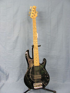 Ernie Ball Music Man Stingray 5 Black Five String with Hard Case