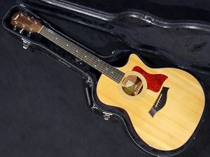 Taylor 314ce Natural w/hard case Free shipping Guiter Bass From JAPAN #X967