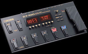 BOSS GT100 MULTI-EFFECTS PROCESSOR with NEXT-GENERATION AMP MODELS V2