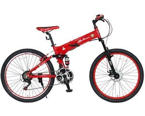 New Alfa Romeo Speciale AW6 26 inches lightweight folding bike Red