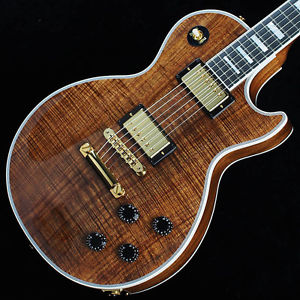 USED ​​Gibson Custom Shop Les Paul Custom Koa Top Electric Guitar Free Shipping