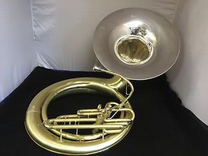 CONN 20K short action Bb Satin Brass Sousaphone w/New Silver Bell 1948-49