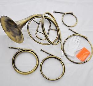 Top Newest Antique 5 Tone French Horn Natural HORN A/D/E/F/G Key With Case
