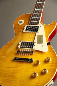 New Gibson Custom Shop 1958 Les Paul Plaintop Reissue Gloss Lemon Burst Guitar