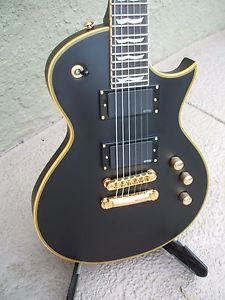 ESP LTD EC-1000 - Eclipse Deluxe - Vintage Black - EMG - NOS