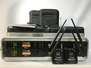 LINE6 VD-V75 digital wireless two set head microphone 2 rack case　Used in Japan