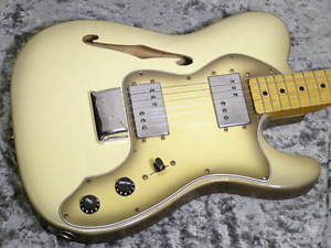 1978 Fender Telecaster Thinline Antigua Semi Hollow Guitar Free Shipping