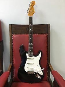 1988 62 Fender Stratocaster Reissue Black OHSC American Vintage NEAR MINT