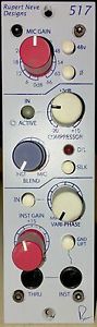 Rupert Neve 517 Preamp/DI/Compressor (500 Series)
