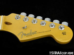 American Fender Deluxe PLUS Strat NECK LOCKING TUNERS Stratocaster USA Maple