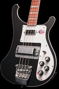 Rickenbacker 4003 4 String Bass JetGlo Black With hard case