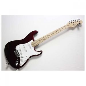 Fender Mexico Standard Stratocaster Dark Chrome Red Used Electric Guitar Japan