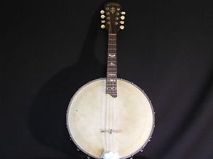 Rare Vintage1920s S S Stewart  Mandolin Banjo 8 String Original Condition Player