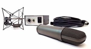 Microtech GEFELL GMBH M990 Microphone w/ N 920 Power Supply Shock Mount & Case