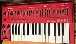 Roland Sh101 w/midi, Tubbutec mod & Stereo Ping controller
