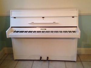 White Kemble Piano