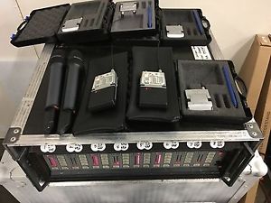 Sennheiser 8ch wireless system (1)em1046 (4)sk5012 (2)SK100sch (2)skm5000 Great!