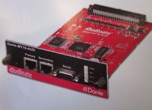 Audinate MY-16-AUD Dante Network Card for Yamaha Mixers and Processors