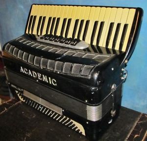 Vintage ACADEMIC 742 69 Model 720 Accordion Italy J338