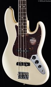 Fender American Standard Jazz Bass® Olympic White, Rosewood (832)